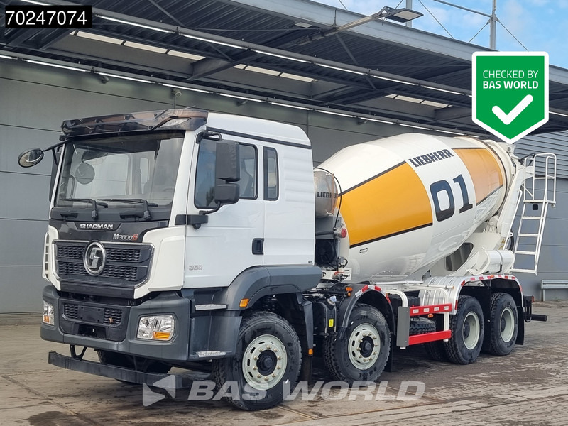SHACMAN M3000 S 8X4 NEW! 8m3 Liebherr Mixer Big-Axle Steelsuspension - Камион миксер за бетон: слика 1 SHACMAN M3000 S 8X4 NEW! 8m3 Liebherr Mixer Big-Axle Steelsuspension - Камион миксер за бетон: слика 1