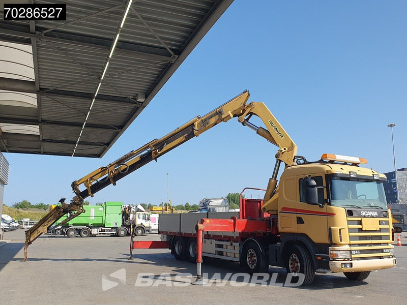Scania 124G 470 8X4 Palfinger PK45000 C4 Crane Kran Fly-Jib Manual Steering Axle Euro 3 - Камион со платформа, Камион со кран: слика 3 Scania 124G 470 8X4 Palfinger PK45000 C4 Crane Kran Fly-Jib Manual Steering Axle Euro 3 - Камион со платформа, Камион со кран: слика 3