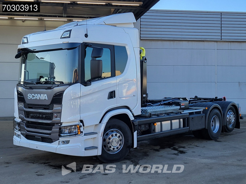 Scania G 460 6X2 NEW! 20tons HIAB Containersystem Lift+Steering Axle Automatic Retarder Euro 6 - Камион со кука за подигање: слика 3 Scania G 460 6X2 NEW! 20tons HIAB Containersystem Lift+Steering Axle Automatic Retarder Euro 6 - Камион со кука за подигање: слика 3
