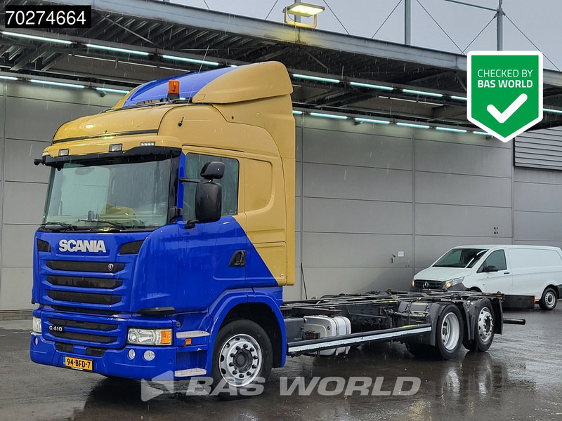 Scania G410 G 6X2 NL-Truck 20ft BDF Retarder Hydraulic Automatic ACC Euro 6 - Транспортер на контејнер/ Камион со променливо тело: слика 1 Scania G410 G 6X2 NL-Truck 20ft BDF Retarder Hydraulic Automatic ACC Euro 6 - Транспортер на контејнер/ Камион со променливо тело: слика 1