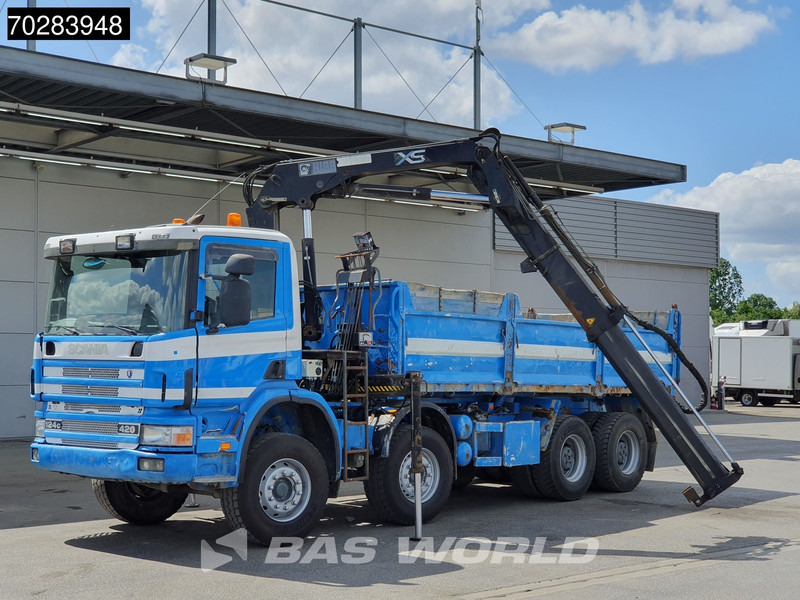 Scania G420 8X4 15m3 tipper Hiab 144 Crane Steelsuspension Manual Big-Axle Euro 3 - Кипер, Камион со кран: слика 5 Scania G420 8X4 15m3 tipper Hiab 144 Crane Steelsuspension Manual Big-Axle Euro 3 - Кипер, Камион со кран: слика 5