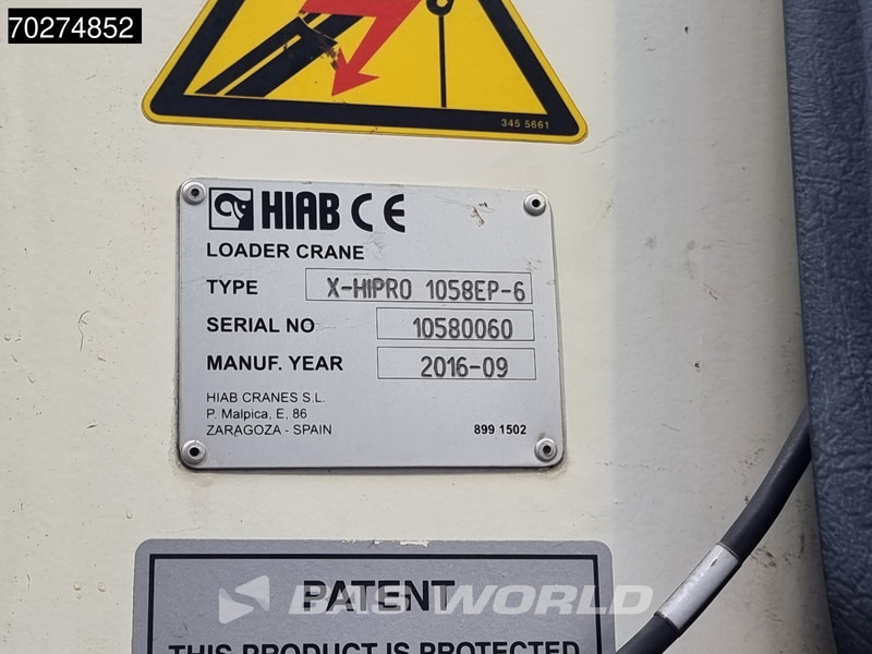 Камион со платформа, Камион со кран Scania G450 8X2 NL-Truck Hiab X-HIPRO 1058EP-6 Kran Front stab Retarder Euro 6: слика 11