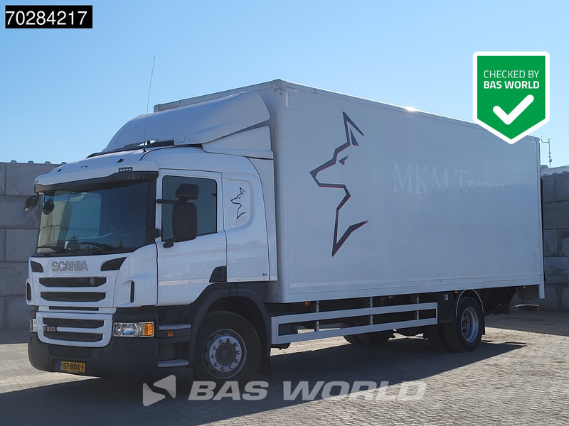 Scania P250 4X2 NL-Truck Laadklep Euro 6 - Камион сандучар: слика 1 Scania P250 4X2 NL-Truck Laadklep Euro 6 - Камион сандучар: слика 1