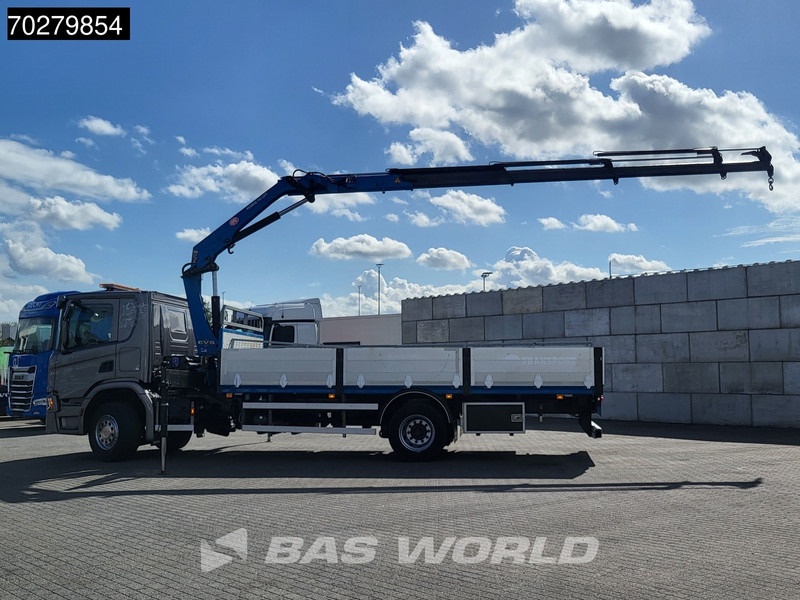 Scania P280 4X2 HMF 1420K-RC Kran Crane Automatic Euro 6 - Камион со платформа, Камион со кран: слика 2 Scania P280 4X2 HMF 1420K-RC Kran Crane Automatic Euro 6 - Камион со платформа, Камион со кран: слика 2
