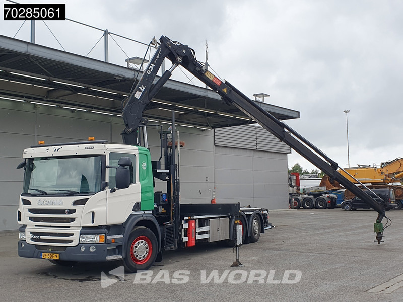 Scania P400 6X2 NL-Truck HMF 2620-K3 Kran 22tons Hyva Lift Lift+Lenkachse Euro 5 - Камион со кука за подигање, Камион со кран: слика 5 Scania P400 6X2 NL-Truck HMF 2620-K3 Kran 22tons Hyva Lift Lift+Lenkachse Euro 5 - Камион со кука за подигање, Камион со кран: слика 5
