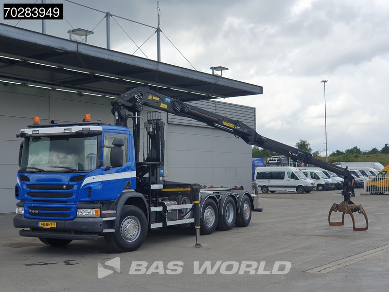 Scania P410 8X2 NL-Truck Palfinger Q150Z Crane 30T VDL hooklift Lift-Lenkachse Euro 6 - Камион со кука за подигање, Камион со кран: слика 5 Scania P410 8X2 NL-Truck Palfinger Q150Z Crane 30T VDL hooklift Lift-Lenkachse Euro 6 - Камион со кука за подигање, Камион со кран: слика 5