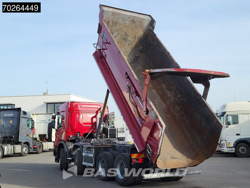 Кипер Scania P410 8X4 NL-Truck 19m3 tipper box heating Big-Axle Steelsuspension Automatic: слика 11