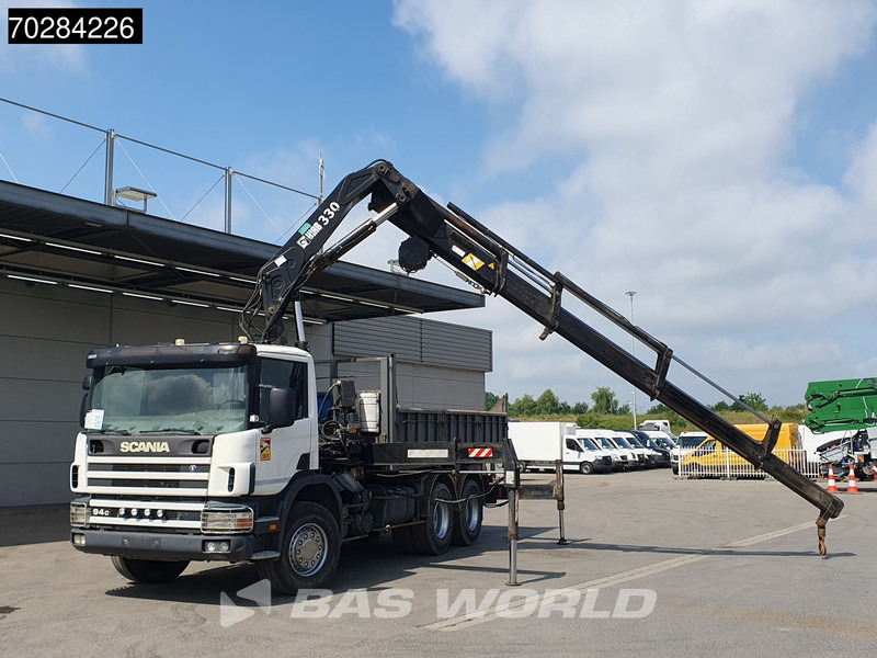 Scania P94 6X4 Hiab 330-4 Kran Crane 9m3 tipper Manual Steelsuspension Euro 3 - Кипер, Камион со кран: слика 5 Scania P94 6X4 Hiab 330-4 Kran Crane 9m3 tipper Manual Steelsuspension Euro 3 - Кипер, Камион со кран: слика 5