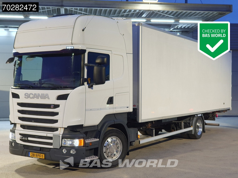 Scania R410 4X2 NL-Truck BDF BOX Retarder Topline Euro 6 - Камион сандучар: слика 1 Scania R410 4X2 NL-Truck BDF BOX Retarder Topline Euro 6 - Камион сандучар: слика 1