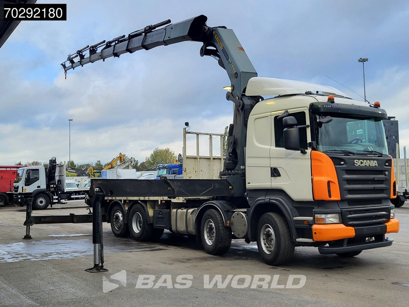 Scania R420 8X2 Palfinger PK74002 Kran Crane Retarder Lift-Steering Axle Euro 4 - Камион со платформа, Камион со кран: слика 3 Scania R420 8X2 Palfinger PK74002 Kran Crane Retarder Lift-Steering Axle Euro 4 - Камион со платформа, Камион со кран: слика 3