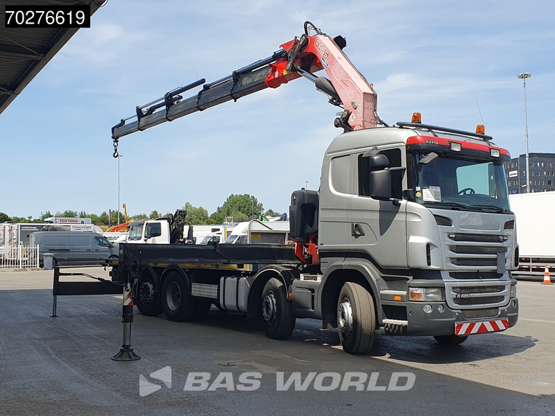 Scania R480 8X2 FASSI F660AXP.25 Manual Retarder Lift+Lenkachse Euro 5 - Камион со платформа, Камион со кран: слика 2 Scania R480 8X2 FASSI F660AXP.25 Manual Retarder Lift+Lenkachse Euro 5 - Камион со платформа, Камион со кран: слика 2
