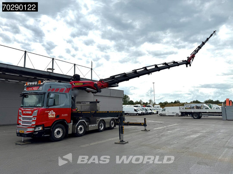 Scania R500 8X2 NL-Truck Palfinger PK165002 TEC 7 Crane Winch Fly-Jib Retarder Lift+steering - Камион со платформа, Камион со кран: слика 3 Scania R500 8X2 NL-Truck Palfinger PK165002 TEC 7 Crane Winch Fly-Jib Retarder Lift+steering - Камион со платформа, Камион со кран: слика 3