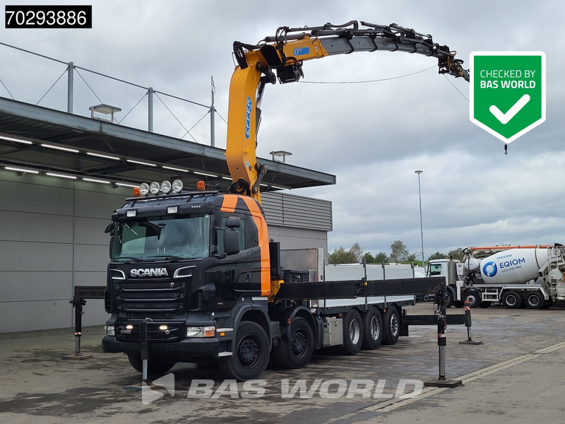 Scania R560 R 10X4 EFFER 655 / 6S Crane +Jib Winch 3-Pedals Lift+Steering-Axle Retarder Euro 5 - Камион со платформа, Камион со кран: слика 1 Scania R560 R 10X4 EFFER 655 / 6S Crane +Jib Winch 3-Pedals Lift+Steering-Axle Retarder Euro 5 - Камион со платформа, Камион со кран: слика 1