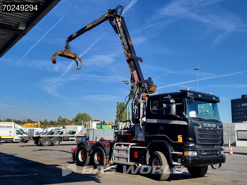 Scania R580 6X4 Holz Kran Diebolt D28 Full-Steel - Камион за дрва, Камион со кран: слика 3 Scania R580 6X4 Holz Kran Diebolt D28 Full-Steel - Камион за дрва, Камион со кран: слика 3