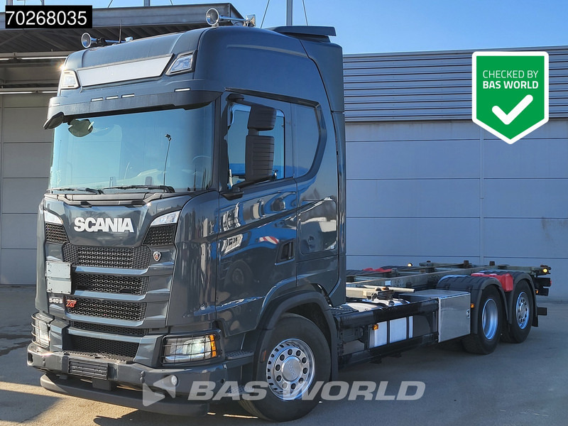Scania S540 6X2 Retarder Full Air CS20H LED Euro 6 - Транспортер на контејнер/ Камион со променливо тело: слика 1 Scania S540 6X2 Retarder Full Air CS20H LED Euro 6 - Транспортер на контејнер/ Камион со променливо тело: слика 1