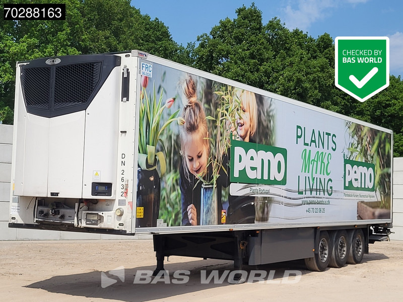 Schmitz Cargobull Carrier 3 axles Doppelverdampfer Tailgate Palettenkasten Blumenbreit LBW - Полуприколка ладилник: слика 1 Schmitz Cargobull Carrier 3 axles Doppelverdampfer Tailgate Palettenkasten Blumenbreit LBW - Полуприколка ладилник: слика 1