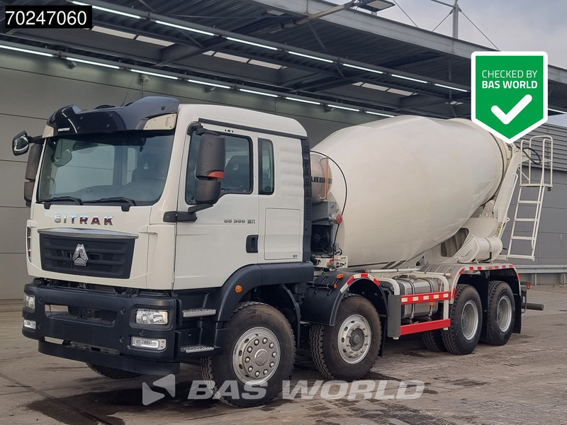 Sitrak G5 350 8X4 8m3 Liebherr HTM 804 H Mixer Big-Axle Steelsuspension - Камион миксер за бетон: слика 1 Sitrak G5 350 8X4 8m3 Liebherr HTM 804 H Mixer Big-Axle Steelsuspension - Камион миксер за бетон: слика 1