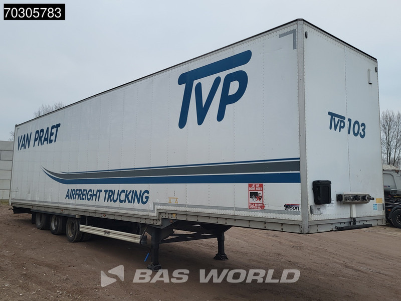 Talson F1227 3 axles MEGA Joloda System Rollerbett Luchtvracht - Полуприколка сандучар: слика 3 Talson F1227 3 axles MEGA Joloda System Rollerbett Luchtvracht - Полуприколка сандучар: слика 3