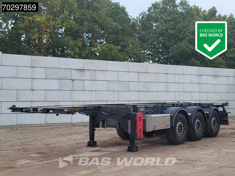 Van Hool A3C002 30ft 20ft Liftachse ADR 4x twistlock - Транспортер на контејнер/ Полуприколка со променливо тело: слика 1 Van Hool A3C002 30ft 20ft Liftachse ADR 4x twistlock - Транспортер на контејнер/ Полуприколка со променливо тело: слика 1