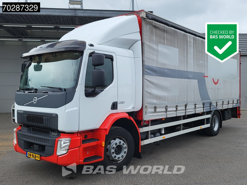 Volvo FE 280 4X2 NL-Truck curtainsides 2000kg Ladebordwand Automatic Euro 6 - Камион со церада: слика 1 Volvo FE 280 4X2 NL-Truck curtainsides 2000kg Ladebordwand Automatic Euro 6 - Камион со церада: слика 1