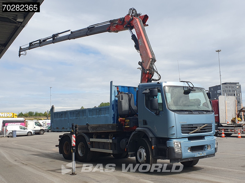 Volvo FE 280 904 6X4 Fassi F215/235AXP26 Crane 10m3 tipper Big-Axle Manual Euro 4 - Кипер, Камион со кран: слика 3 Volvo FE 280 904 6X4 Fassi F215/235AXP26 Crane 10m3 tipper Big-Axle Manual Euro 4 - Кипер, Камион со кран: слика 3