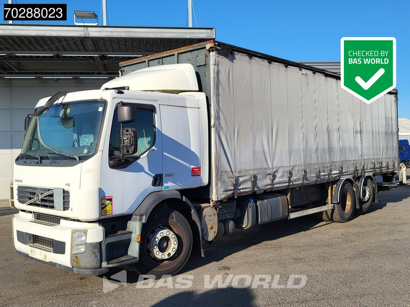 Volvo FE 320 FL 6X2 Lift axle Ladebordwand Manual Euro 4 - Камион со церада: слика 1 Volvo FE 320 FL 6X2 Lift axle Ladebordwand Manual Euro 4 - Камион со церада: слика 1