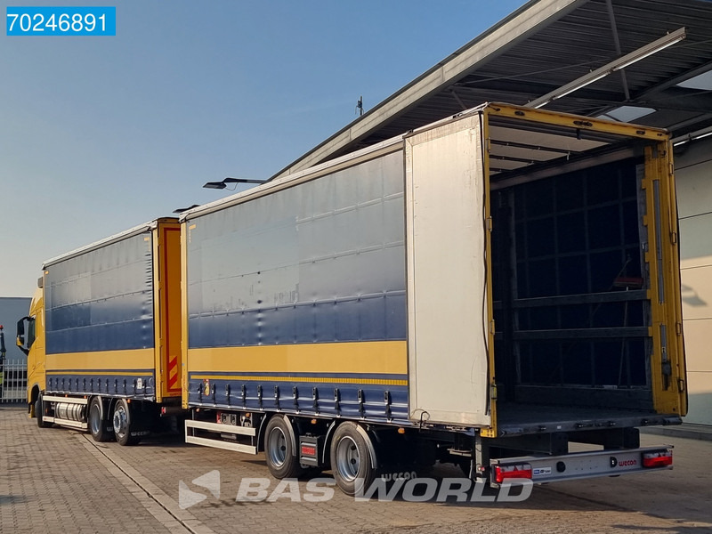 Камион со церада Volvo FH 460 6X2 LNG combi ACC Navi Standklima Liftachse LED EURO 6: слика 7