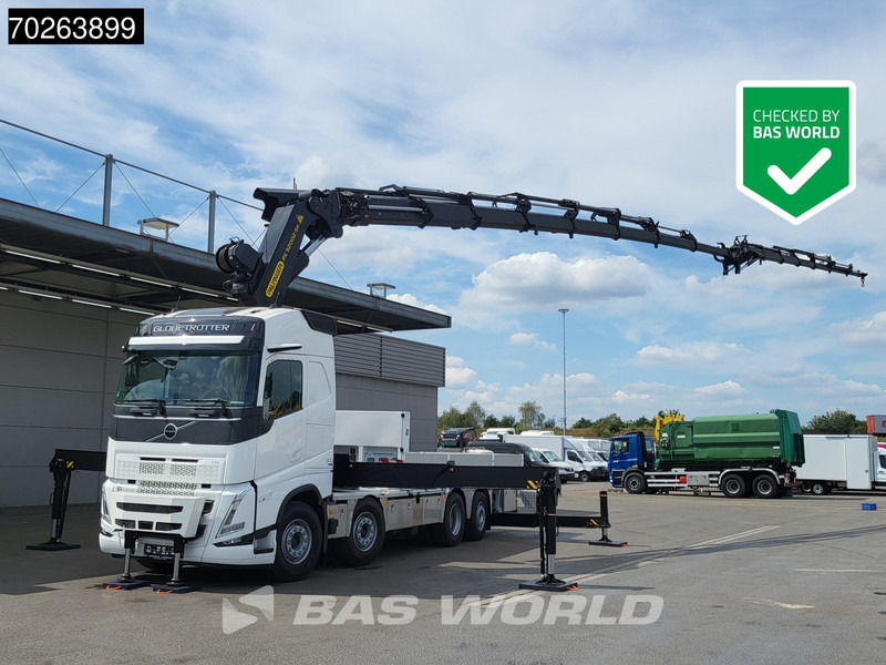 Volvo FH 500 8X2 NEW! Palfinger PK92002 SH 8+6 JIB Crane Kran 3.5t Winch Lift+Steering Axle - Камион со платформа, Камион со кран: слика 1 Volvo FH 500 8X2 NEW! Palfinger PK92002 SH 8+6 JIB Crane Kran 3.5t Winch Lift+Steering Axle - Камион со платформа, Камион со кран: слика 1
