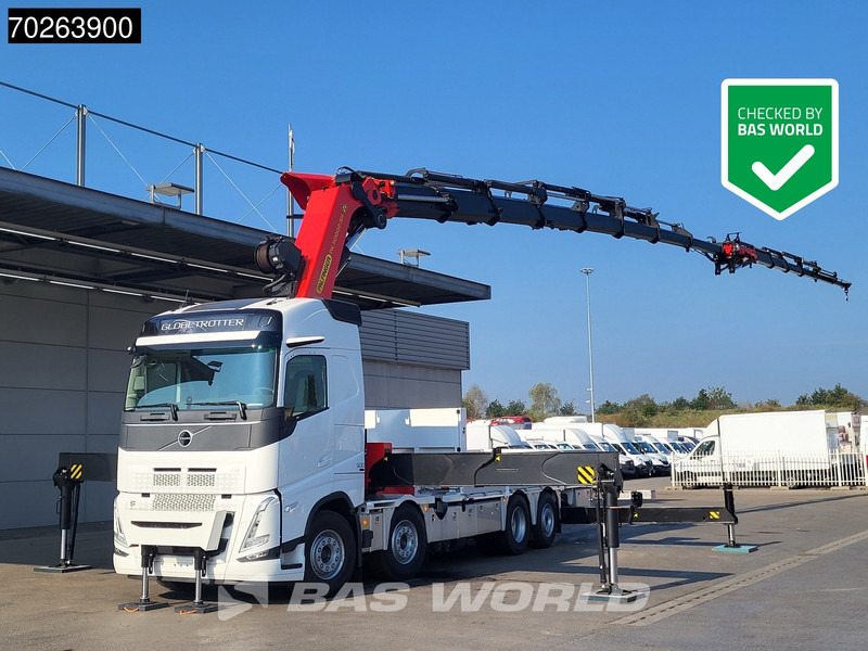 Volvo FH 500 8X2 Palfinger PK110002 SH Crane + Fly-Jib Winch VEB+ Euro 6 - Камион со платформа, Камион со кран: слика 1 Volvo FH 500 8X2 Palfinger PK110002 SH Crane + Fly-Jib Winch VEB+ Euro 6 - Камион со платформа, Камион со кран: слика 1