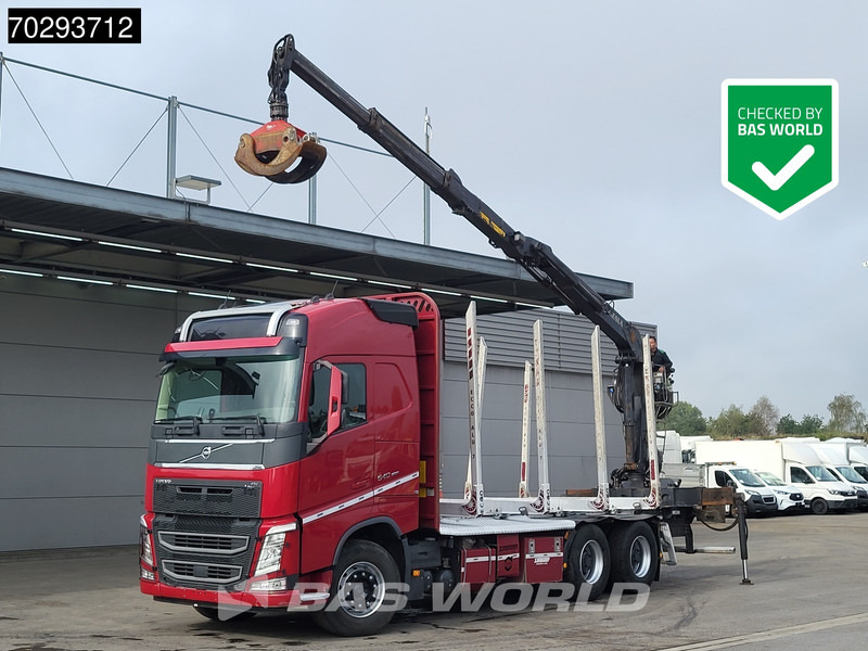 Volvo FH 540 FH 6X4 Kesla 2112ZT Crane Retarder Big-Axle I-ParkCool Xenon Euro 6 - Камион за дрва, Камион со кран: слика 1 Volvo FH 540 FH 6X4 Kesla 2112ZT Crane Retarder Big-Axle I-ParkCool Xenon Euro 6 - Камион за дрва, Камион со кран: слика 1
