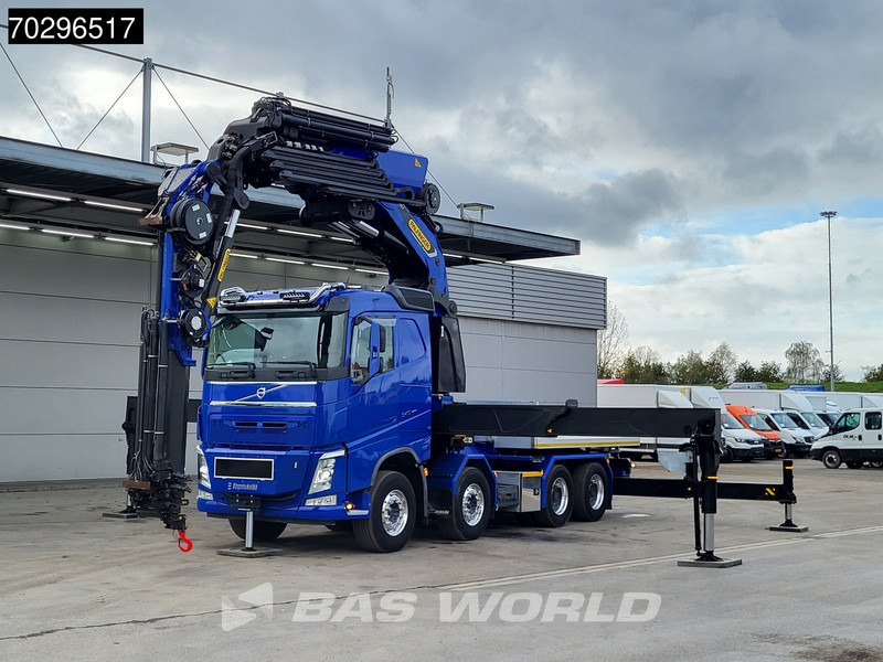 Камион со платформа, Камион со кран Volvo FH 540 FH 8X4 Palfinger PK165.002 TEC G Fly-Jib Winch Big-Axle VEB+ Euro 6: слика 11