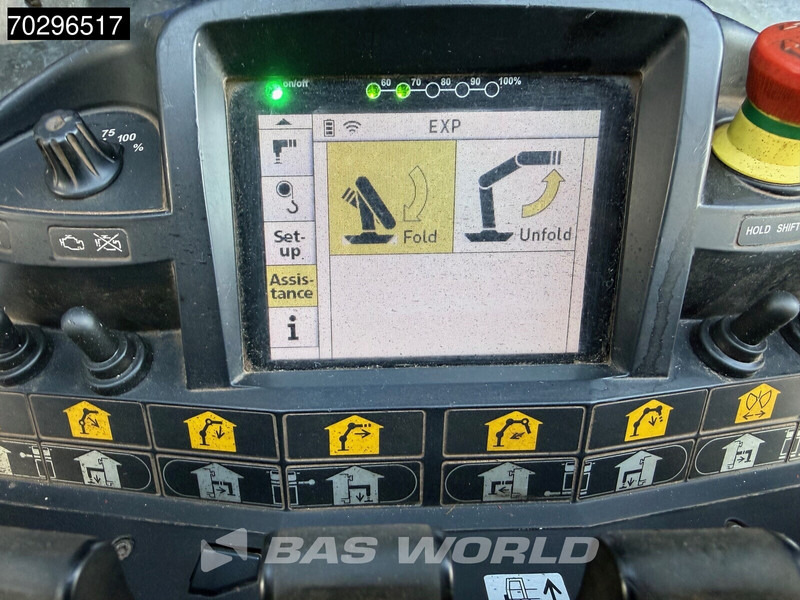 Камион со платформа, Камион со кран Volvo FH 540 FH 8X4 Palfinger PK165.002 TEC G Fly-Jib Winch Big-Axle VEB+ Euro 6: слика 20