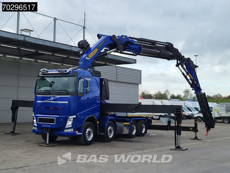 Камион со платформа, Камион со кран Volvo FH 540 FH 8X4 Palfinger PK165.002 TEC G Fly-Jib Winch Big-Axle VEB+ Euro 6: слика 7