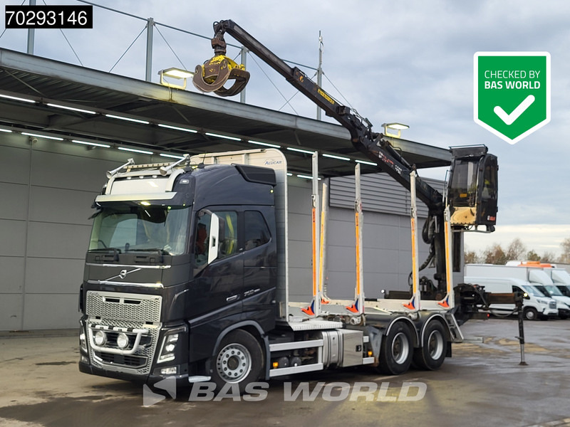 Volvo FH16 750 FH16 6X4 HIAB LOGLIFT F108S 83 Wood crane Retarder VEB+ Big-Axle Euro 6 - Камион за дрва, Камион со кран: слика 1 Volvo FH16 750 FH16 6X4 HIAB LOGLIFT F108S 83 Wood crane Retarder VEB+ Big-Axle Euro 6 - Камион за дрва, Камион со кран: слика 1