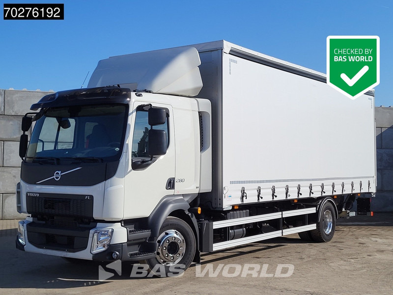 Volvo FL 280 4X2 NEW! 16tons Manual Ladebordwand PTO Alcoa's Euro 6 - Камион со церада: слика 1 Volvo FL 280 4X2 NEW! 16tons Manual Ladebordwand PTO Alcoa's Euro 6 - Камион со церада: слика 1