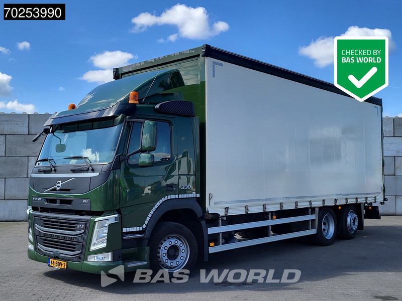 Volvo FM 330 6X2 NL-Truck Lift+Lenkachse Hartholz-Boden forklift preparation Euro 6 - Камион со церада: слика 1 Volvo FM 330 6X2 NL-Truck Lift+Lenkachse Hartholz-Boden forklift preparation Euro 6 - Камион со церада: слика 1