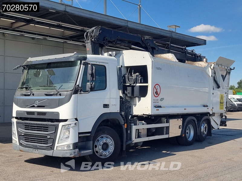 Камион за ѓубре Volvo FM 370 6X2 Hiab X-Hipro 162 Kran GeesinkNorba Lift+Lenkachse VEB Euro 6: слика 13