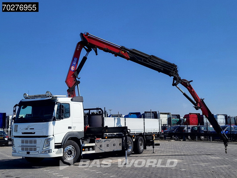 Volvo FM 450 6X2 HMF 3220 Crane Kran Lift-Lenkachse VEB+ Euro 6 - Камион со платформа, Камион со кран: слика 5 Volvo FM 450 6X2 HMF 3220 Crane Kran Lift-Lenkachse VEB+ Euro 6 - Камион со платформа, Камион со кран: слика 5