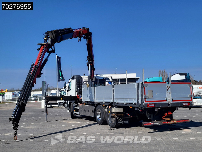Volvo FM 450 6X2 HMF 3220 Crane Kran Lift-Lenkachse VEB+ Euro 6 - Камион со платформа, Камион со кран: слика 3 Volvo FM 450 6X2 HMF 3220 Crane Kran Lift-Lenkachse VEB+ Euro 6 - Камион со платформа, Камион со кран: слика 3