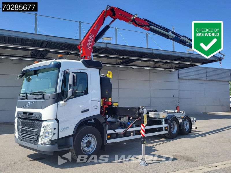 Volvo FM 460 6X2 NEW! FASSI F235A.0.25 Kran + HYVA 20-57-S Lift+steering axle Euro 6 - Камион со кука за подигање, Камион со кран: слика 1 Volvo FM 460 6X2 NEW! FASSI F235A.0.25 Kran + HYVA 20-57-S Lift+steering axle Euro 6 - Камион со кука за подигање, Камион со кран: слика 1