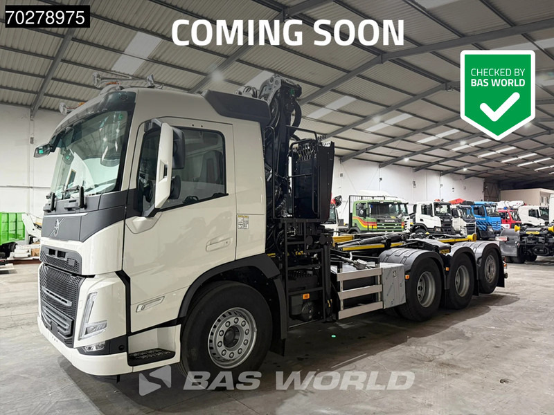Volvo FM 460 8X4 NEW! Palfinger Q200Z95TR HPLS Crane + HT 24 TEC Hooklift ACC LED - Камион со кука за подигање, Камион со кран: слика 1 Volvo FM 460 8X4 NEW! Palfinger Q200Z95TR HPLS Crane + HT 24 TEC Hooklift ACC LED - Камион со кука за подигање, Камион со кран: слика 1
