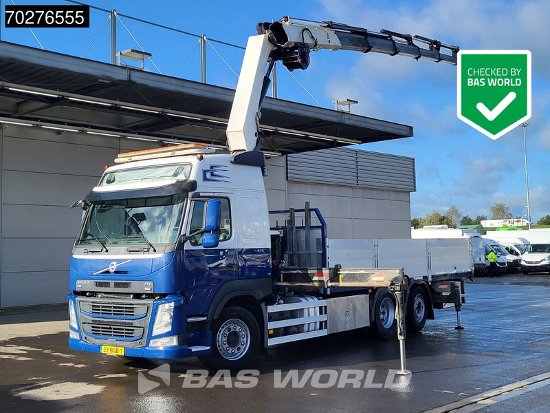 Volvo FM 500 FM 6X2 NL-Truck HMF 3220-K7 Kran Crane Winch Lift+Steering-Axle Euro 6 - Камион со платформа, Камион со кран: слика 1 Volvo FM 500 FM 6X2 NL-Truck HMF 3220-K7 Kran Crane Winch Lift+Steering-Axle Euro 6 - Камион со платформа, Камион со кран: слика 1