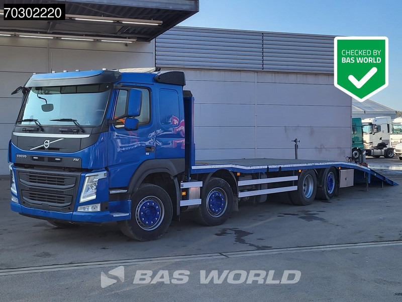 Volvo FM 500 FM 8X2 Machine transporter Winch Lift-Axle Automatic Euro 6 - Автотранспортен камион: слика 1 Volvo FM 500 FM 8X2 Machine transporter Winch Lift-Axle Automatic Euro 6 - Автотранспортен камион: слика 1