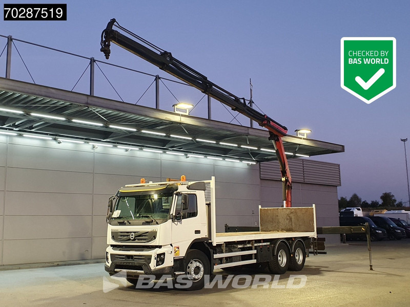 Volvo FMX 370 6X4 Palfinger PK18002 EH Crane Kran Automatic Euro 5 - Камион со платформа, Камион со кран: слика 1 Volvo FMX 370 6X4 Palfinger PK18002 EH Crane Kran Automatic Euro 5 - Камион со платформа, Камион со кран: слика 1