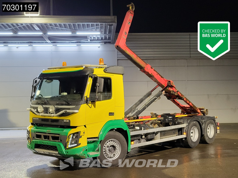 Volvo FMX 410 FMX 6X4 21tons HIAB XR21S59 containersystem Automatic Euro 6 - Камион со кука за подигање: слика 1 Volvo FMX 410 FMX 6X4 21tons HIAB XR21S59 containersystem Automatic Euro 6 - Камион со кука за подигање: слика 1