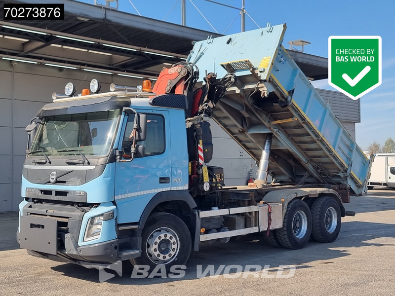 Volvo FMX 420 6X4 Fassi F155A.2.22 Crane 9m3 Big-Axle Automatic Euro 5 - Кипер, Камион со кран: слика 5 Volvo FMX 420 6X4 Fassi F155A.2.22 Crane 9m3 Big-Axle Automatic Euro 5 - Кипер, Камион со кран: слика 5