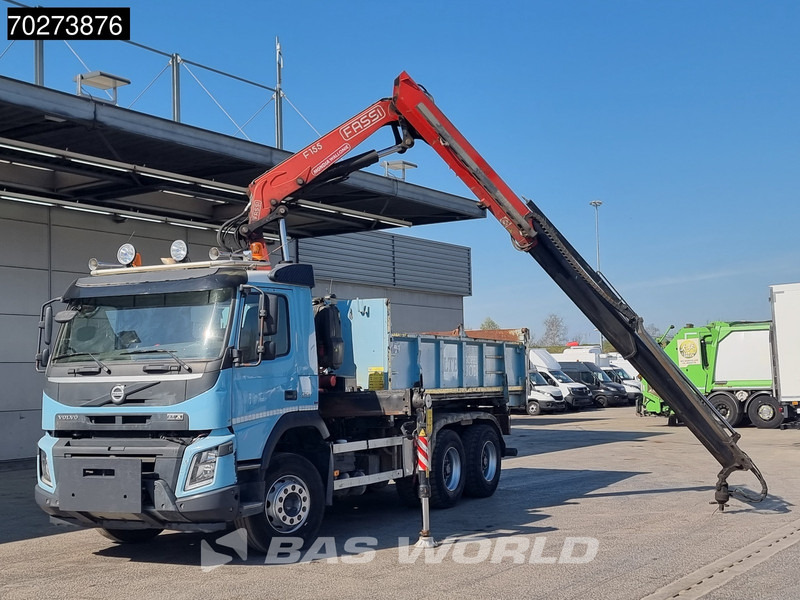 Кипер, Камион со кран Volvo FMX 420 6X4 Fassi F155A.2.22 Crane 9m3 Big-Axle Automatic Euro 5: слика 9