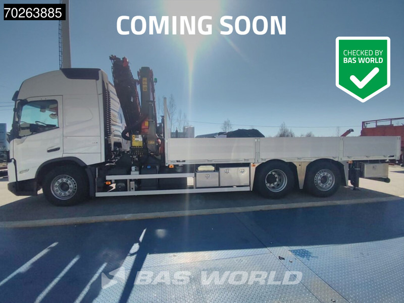 Volvo FMX 460 6X2 Palfinger PK33002 Crane 8 extenstions Lift+Lenkachse ADR VEB+ Euro 6 - Камион со платформа, Камион со кран: слика 1 Volvo FMX 460 6X2 Palfinger PK33002 Crane 8 extenstions Lift+Lenkachse ADR VEB+ Euro 6 - Камион со платформа, Камион со кран: слика 1