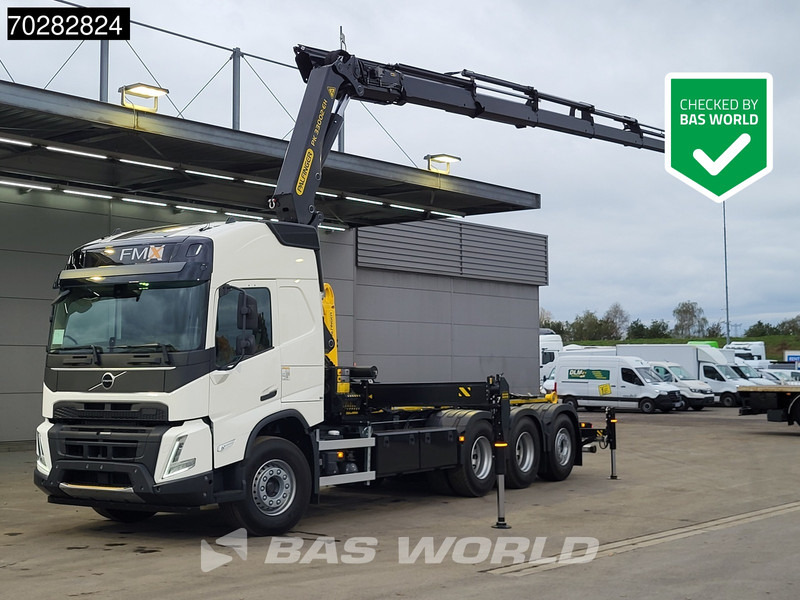 Volvo FMX 500 8X4 NEW! Palfinger PK33002 Crane + HT22TEC Hooklift Lift-Steering Axle - Камион со кука за подигање, Камион со кран: слика 1 Volvo FMX 500 8X4 NEW! Palfinger PK33002 Crane + HT22TEC Hooklift Lift-Steering Axle - Камион со кука за подигање, Камион со кран: слика 1