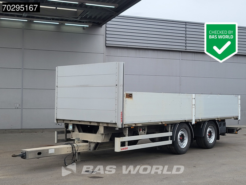 Wecon PC 2 axles Kooi aap Lift-Axle - Приколка платформа: слика 1 Wecon PC 2 axles Kooi aap Lift-Axle - Приколка платформа: слика 1